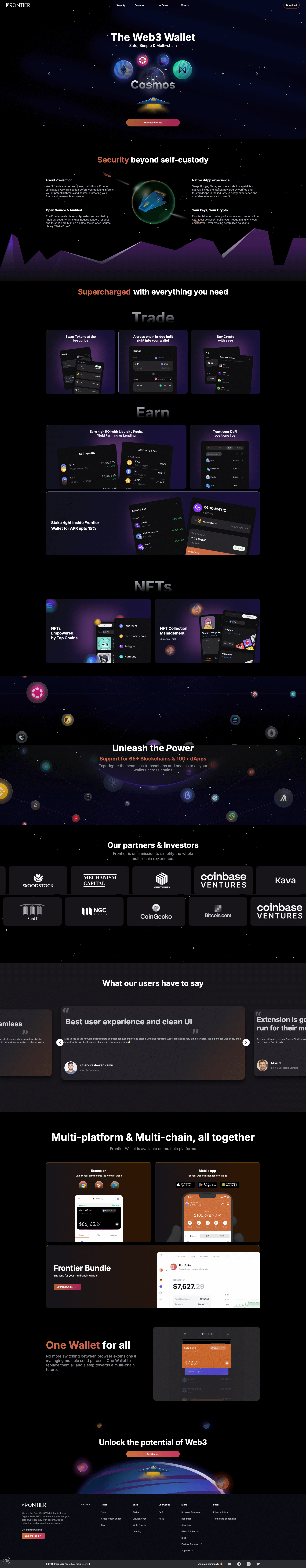 frontier website